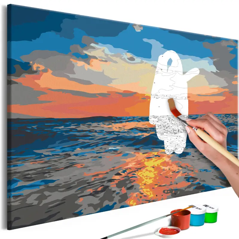 Vente Flash Doe-het-zelf op canvas schilderen - At Sea - 60x40