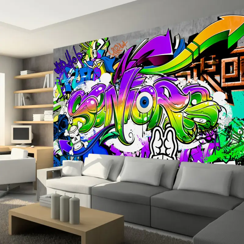 Acheter Direct Fotobehang - Words of City - 250x175