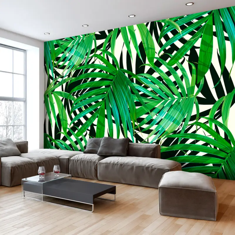 Achat Immédiat Fotobehang - Tropical Leaves - 400x280