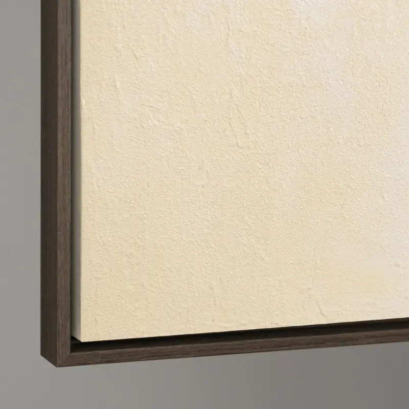 Marque Handgeschilderd acryl schilderij "Verstrengeling" – Abstracte kunst voor woonkamer - 140x100 Grijs Frame