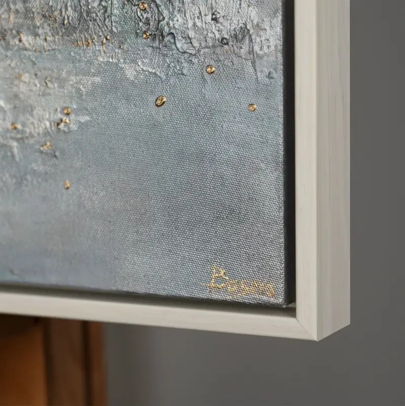 Schilderijen met acrylverf – Handgeschilderde kinderkamer schilderijen bos met lijst 120x60 cm - 120x60 Beige Rahmen Expédié Aujourd’hui