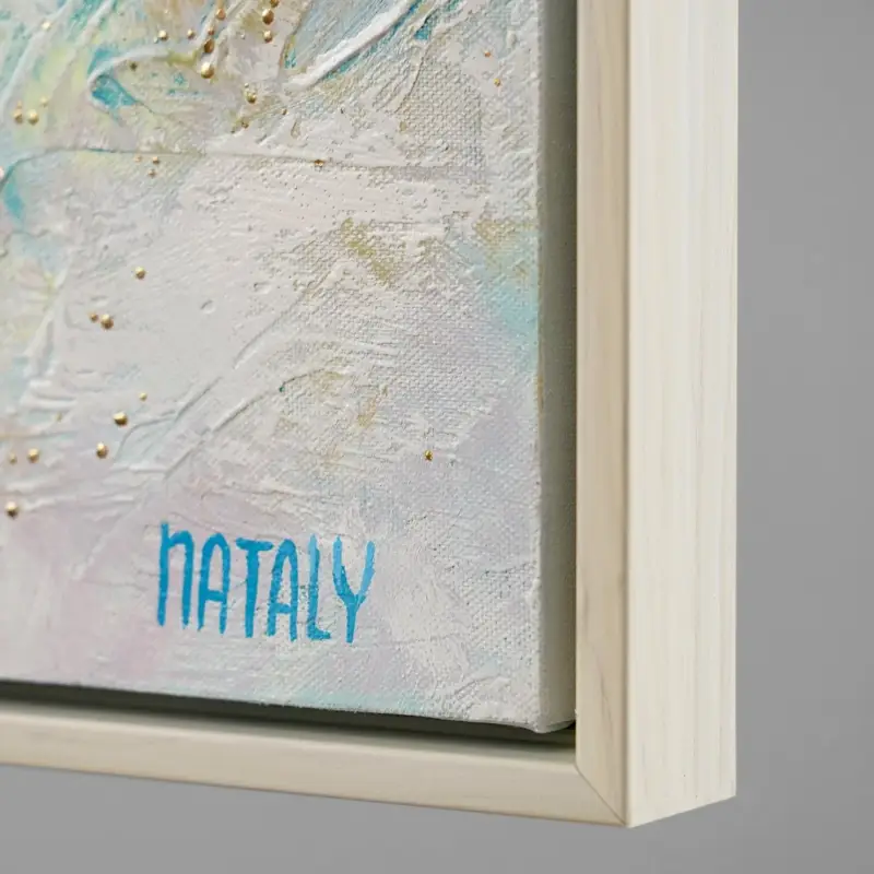 Top Vente Abstracte Dieren Acryl "Leguaan" Handgeschilderd Kunstwerk - met frame 160x80