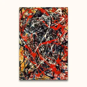 Achat Immédiat Jackson Pollock signature – A Day at the Park - 90x60cm