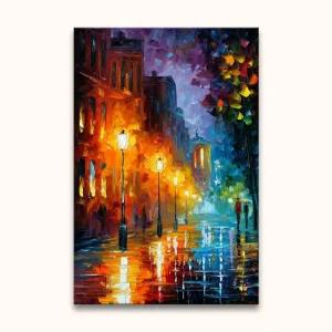 Achat Immédiat Mystery Night - Leonid Afremov signature - 60x90cm