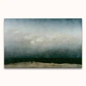 Achat Immédiat Caspar David Friedrich - Der Mönch am Meer - 180x112cm