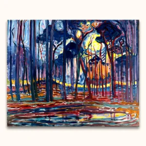 Achat Immédiat Piet Mondriaan - Bosch bij Oele - 160x144cm