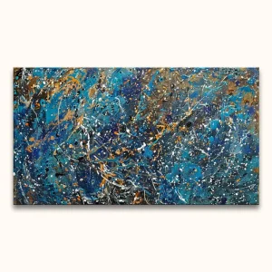 Achat Immédiat Jackson Pollock signature – Living Daylights - 160x80cm