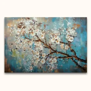 Achat Immédiat Pluimbloesem - Olieverf op canvas - 60x40cm