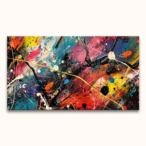 Achat Immédiat Jackson Pollock signature - Nocturnal Adventures - 150x100cm