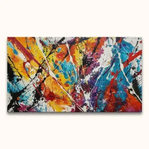 Achat Immédiat Jackson Pollock signature - Winter Morning - 220x110cm