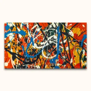 Achat Immédiat Jackson Pollock signature - Energetic Daylight - 180x120cm