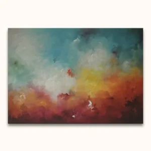 Achat Immédiat Early Evening Sky - Olieverf op canvas - 80x55cm