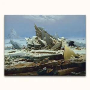 Achat Immédiat Caspar David Friedrich - Das Eismeer - 60x45cm