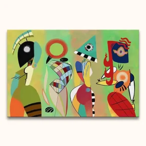 Wassily Kandinsky - Las Musas - 100x75cm Offre Spéciale
