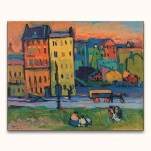 Wassily Kandinsky - Huizen - 170x136cm Offre Limitée