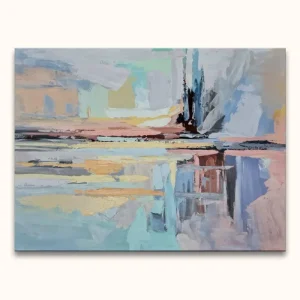 Abstract Pureness – Olieverf op canvas - 120x90cm Meilleur Choix