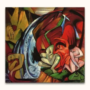 Achat Immédiat Franz Marc – De Waterval - 90x90cm