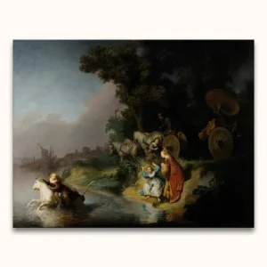 Achat Immédiat Rembrandt van Rijn – De Ontvoering van Europa - 80x65cm