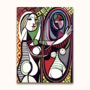 Achat Immédiat Picasso signature - Minnares bij de Spiegel - 60x80cm