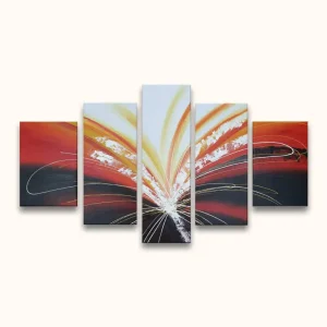 Achat Immédiat Relativity – Olieverf 5-Luik - 110x60cm totaal