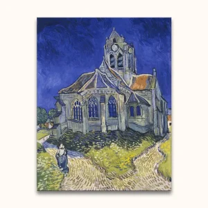 Achat Immédiat Vincent van Gogh - Kerk van Auvers - 65x90cm