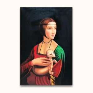 Achat Immédiat Leonardo Da Vinci - Dame met Hermelijn - 30x40cm