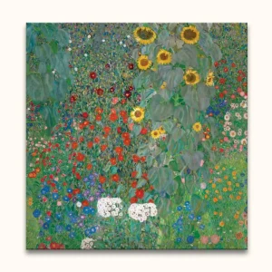 Achat Immédiat Gustav Klimt – Boerentuin - 160x160cm