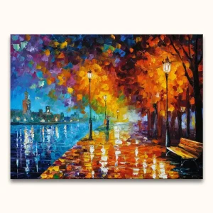 Waterkant - Leonid Afremov signature - 60x45cm Commande En Gros