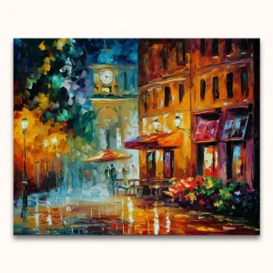 Achat Immédiat Closing Time - Leonid Afremov signature - 100x80cm