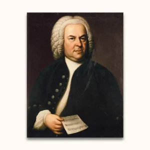 Achat Immédiat Elias Gottleib Haussmann - Johann Sebastian Bach - 62x80cm