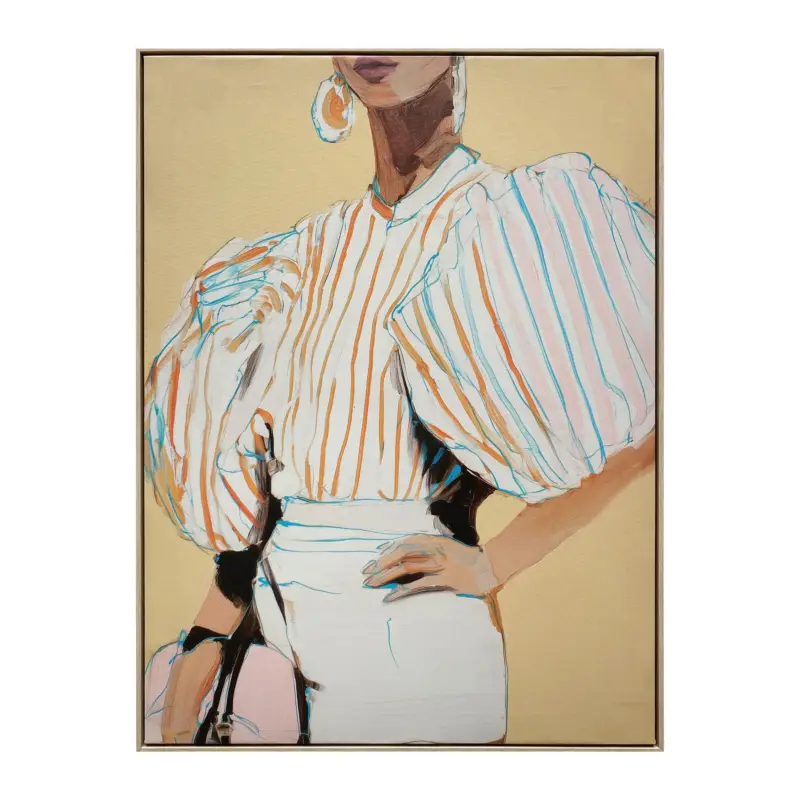 Haute Qualité by fonQ Trend in Motion Schilderij 60 x 80 cm - Eiken