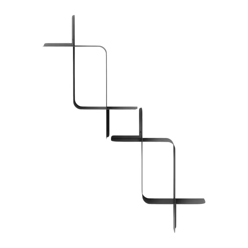 Umbra Montage Wandplank - Set van 2 - Zwart Livraison Gratuite