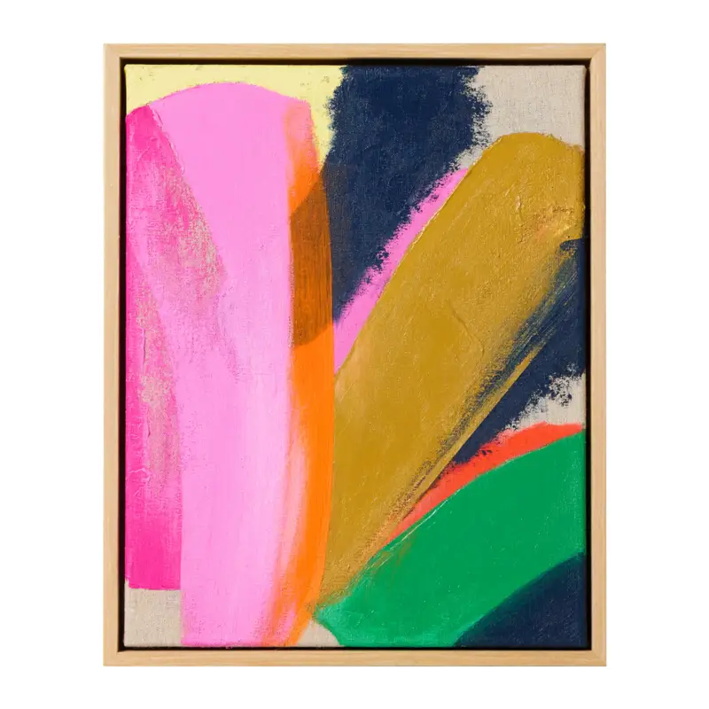 HKliving Framed Artwork Schilderij - 25 x 31 cm - Bright Lights Livraison Express