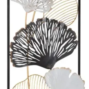 Seulement Aujourd’hui 3D decoratief paneel in veelkleurig metaal 31x3,5x90 cm