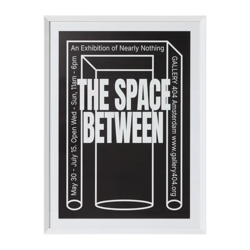 Acheter En Ligne HKliving Framed Poster - Between Space