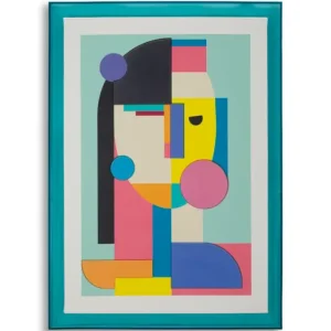 Print op gelakt canvas met acryl frame cm 50x3,3x70 Vente Flash