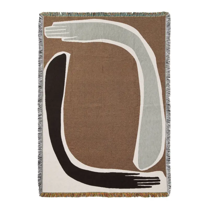 Ferm Living Pose Wandkleed - Coffee Expédié Aujourd’hui