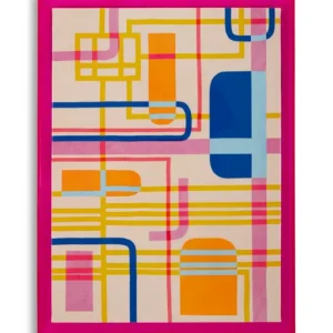 Dernière Chance Print op gelakt canvas met acryl frame cm 60x3,3x80