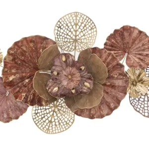 3D decoratief paneel in veelkleurig metaal 118x10x58 cm Nouvel Arrivage