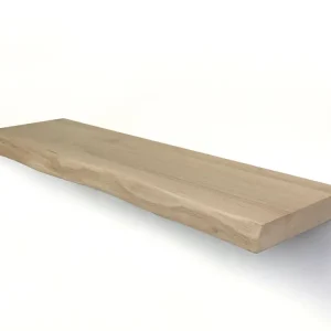 Bon Plan WOODBROTHERS zwevende wandplank eiken boomstam 60 x 20 cm