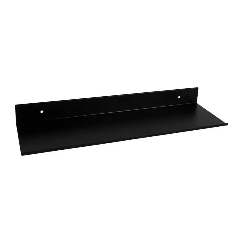QUVIO Metalen muur plank - Zwart - 40 cm Jusqu’à Épuisement Des Stocks