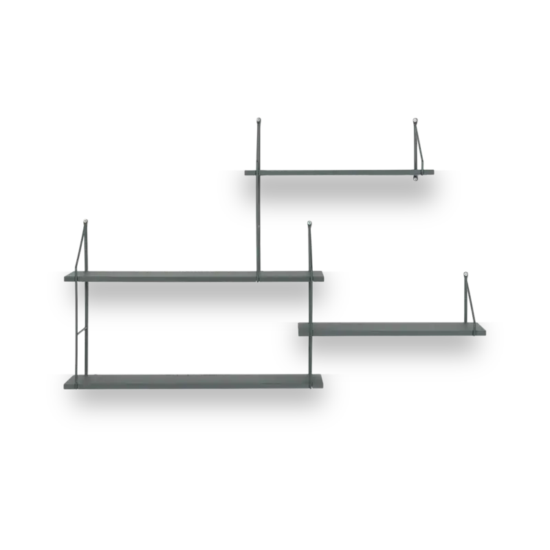 Vente Flash Artichok Mady houten wandrek groen - 99 x 62 cm