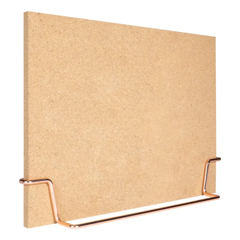 Commander Maintenant QUVIO Staande memo|kurkbord met prikkers en houder in rosé goud