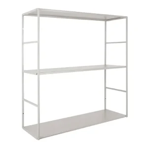 present time - Wandrek Level - Metaal Mat Warm Grijs - 60x16x45cm Promotion