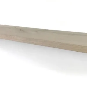 Rustiek eiken zwevende wandplank 25mm massief recht 170 x 24 cm Pas Cher