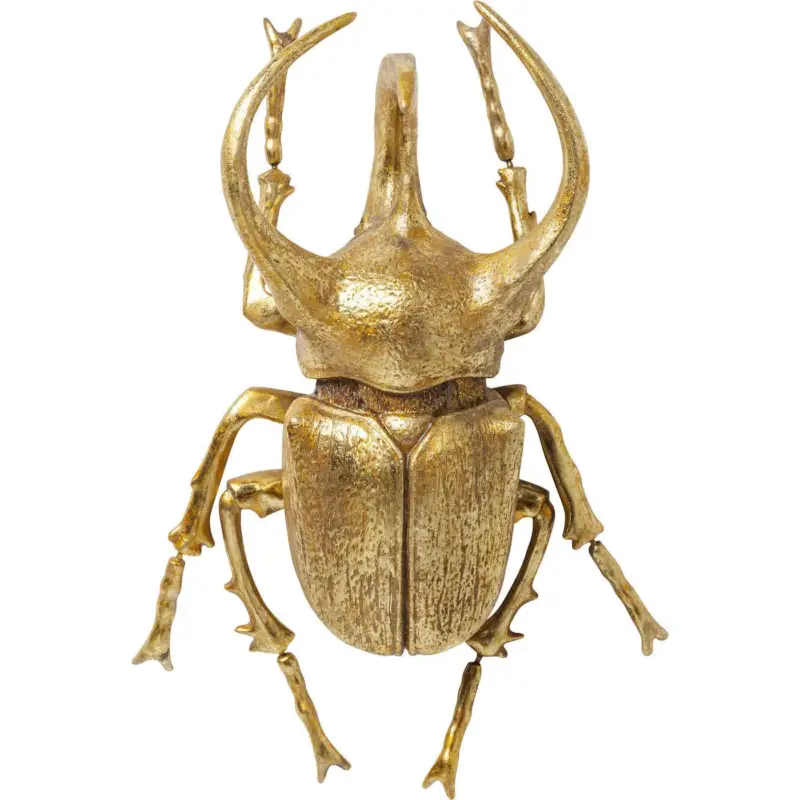 Soldes Wanddecoratie Atlas Beetle goud Kare Design