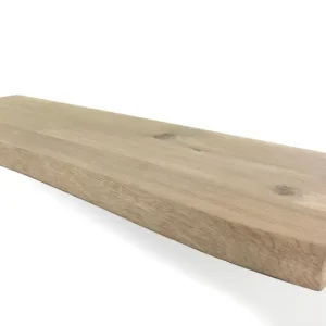 Woodbrothers Zwevende wandplank eiken boomstam 80x30cm Livraison Gratuite