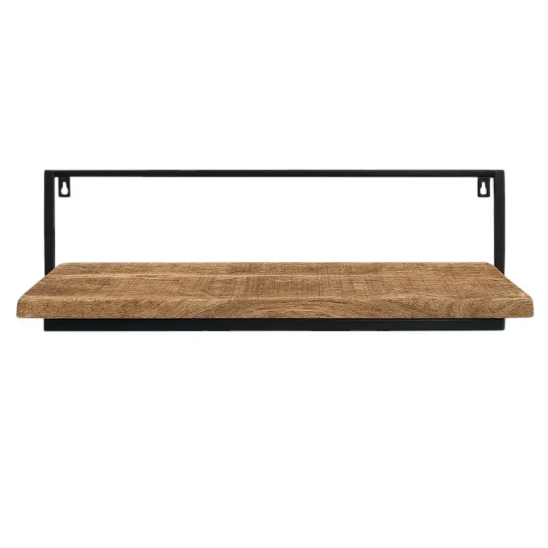 Nouveauté Vtw Living - Wandplank van Mangohout - Wandrek 100 x 30 x 25 cm