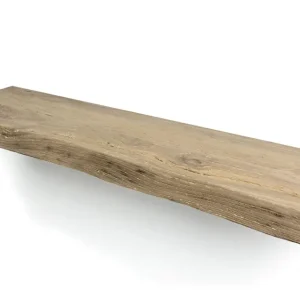 Prix Cassé WOODBROTHERS zwevende wandplank oud eiken boomstam 100 x 20 cm