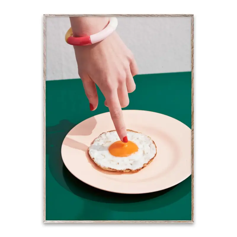 Acheter En Ligne Paper Collective Fried Egg Poster - 30 x 40 cm
